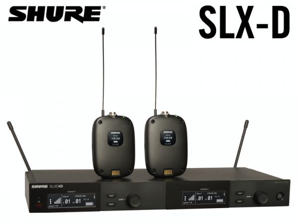 SLXD24D/B58 - Dual Wireless System with 2 SLXD2/B58 Handheld