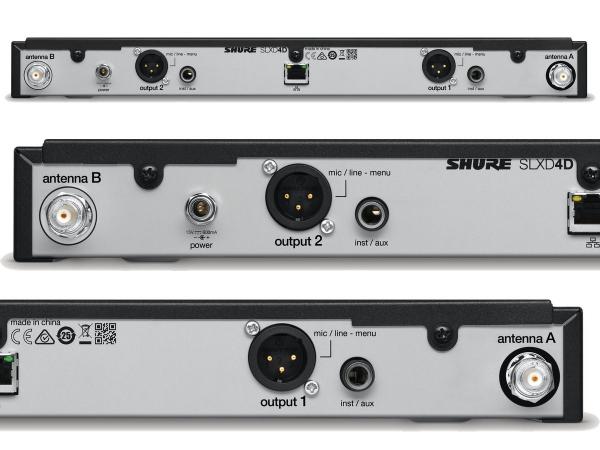 SLXD4D - Dual Channel Receiver - Shure USA
