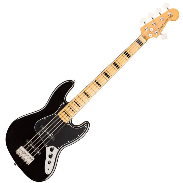 SQUIER スクワイヤー Classic Vibe 70s Jazz Bass V Black  5弦ベース ジャズベース by フェンダー 