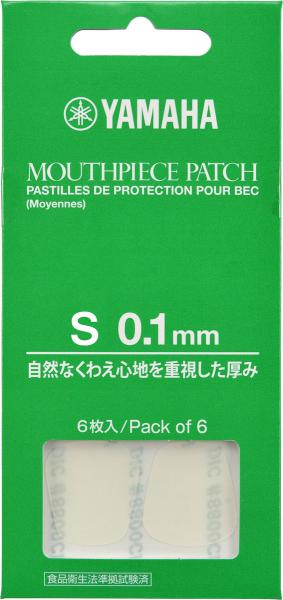 YAMAHA ( ヤマハ ) MPPA3S1 マウスピースパッチ Sサイズ 0.1mm マウスピースガード シール 6枚入り ティースガード クラリネット アルト ソプラノ サックス ヴェノーヴァ