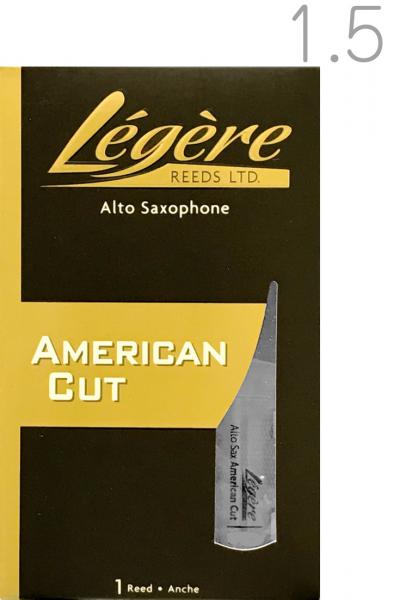 Legere ( レジェール ) 1-1/2 アルトサックス リード アメリカンカット 交換チケット 樹脂 プラスチック E♭ Alto Saxophone American Cut reeds 1.5　北海道 沖縄 離島不可