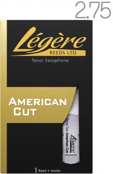 Legere ( レジェール ) 2.75 テナーサックス リード アメリカンカット 交換チケット 樹脂 プラスチック B♭ Tenor Saxophone American Cut reeds 2-3/4