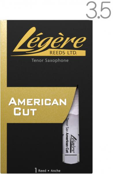 Legere ( レジェール ) 3.5 テナーサックス リード アメリカンカット 交換チケット 樹脂 プラスチック B♭ Tenor Saxophone American Cut reeds 3-1/2