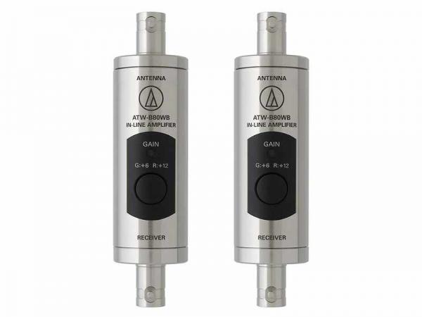 audio-technica オーディオテクニカ ATW-B80WB ◆ 広帯域アンテナブースター(2本1組)