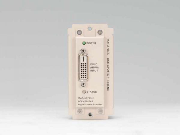 IMAGENICS イメージニクス DCE-CPD1TX-F ◆ HDMI(DVI)信号同軸延長器・送信器(フロアコンセント取り付け型)