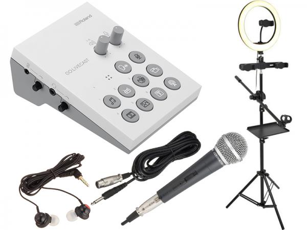 Roland ローランド GO:LIVECAST おしゃべり配信セット 3 スマートフォン用ライブ配信ツール