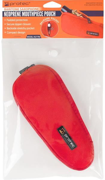 PROTEC ( プロテック ) N277RX バリトンサックス マウスピースホルダー レッド マウスピースポーチ ケース baritone saxophone mouthpiece pouch　北海道 沖縄 離島不可