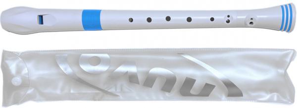NUVO ヌーボ FGREBLJP リコーダー ホワイト ブルー ジャーマン式 ソプラノリコーダー C調 Recorder　北海道 沖縄 離島不可
