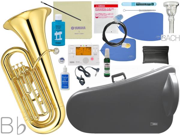 YAMAHA ヤマハ YBB-105 B♭ チューバ 3ピストン 日本製 ラッカー 管体 ピストンチューバ 管楽器 tuba セット A　北海道 沖縄 離島 代引 不可