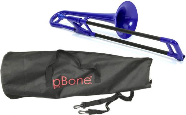 PINSTRUMENTS PBONE2B Pボーン ミニ アルトトロンボーン ブルー P-BONE mini  プラスチック製　以下は対応不可 北海道 沖縄 離島 同梱