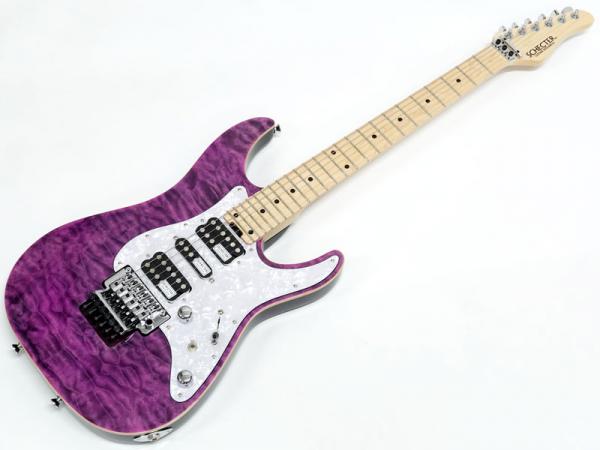 SCHECTER ( シェクター ) SD-2-24-AL See-thru Purple / M【国産 エレキギター WO 】