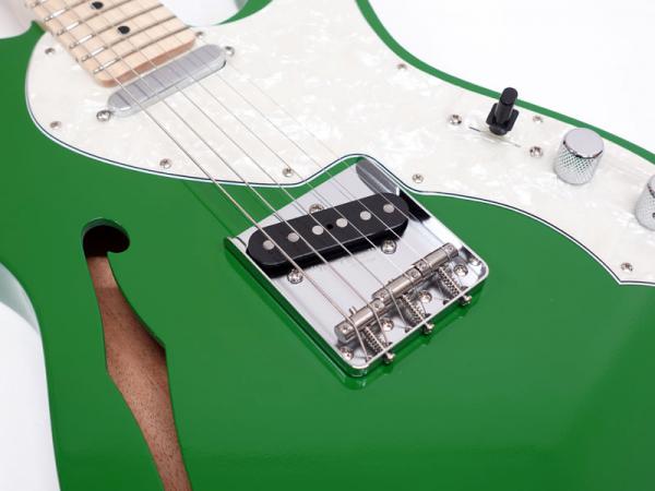 PGM乳井（にゅうい）カスタムシンライン K.Nyui Custom Guitars KNTE Thinline Green 国産ギター シン