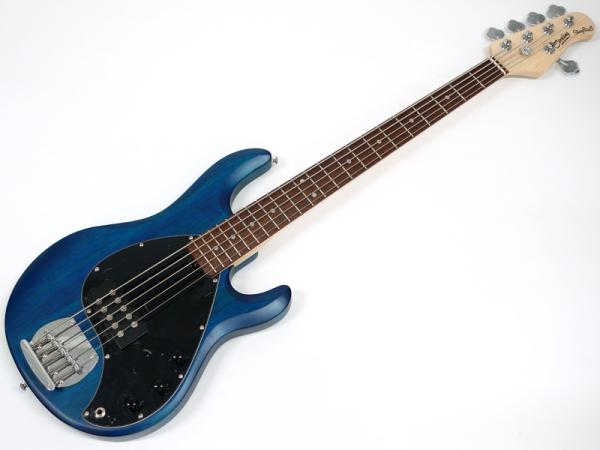 Sterling by Musicman S.U.B. RAY5 / Trans Blue Satin