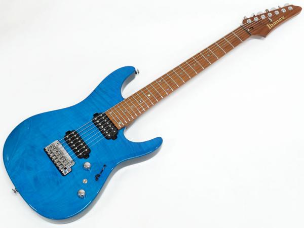 Ibanez アイバニーズ MM7 Martin Miller Signature / Transparent Aqua Blue 