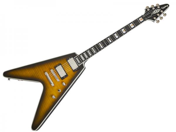Epiphone ( エピフォン ) Flying V Prophecy Yellow Tiger Aged Gloss フライングV プロフェシー エレキギター by ギブソン 