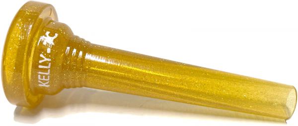 KELLY ( ケリー ) コルネット 7C グリッターゴールド マウスピース ポリカーボネート プラスチック 樹脂製 Cornet mouthpiece Glitter Gold　北海道 沖縄 離島不可
