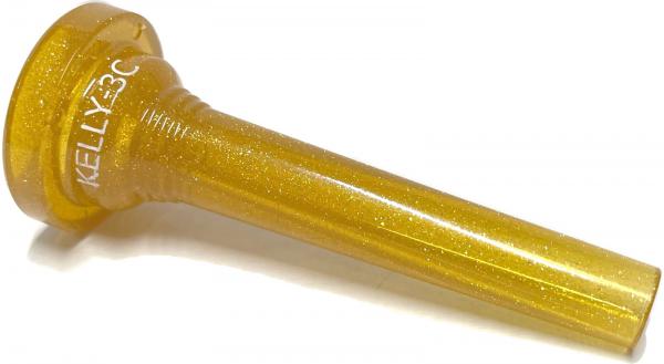 KELLY ( ケリー ) コルネット 3C グリッターゴールド マウスピース ポリカーボネート プラスチック 樹脂製 Cornet mouthpiece Glitter Gold　北海道 沖縄 離島不可