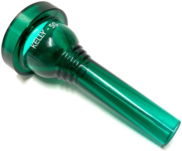 KELLY ケリー 5G 太管 クリスタルグリーン トロンボーン ユーフォニアム プラスチック 樹脂製 Large Shank mouthpiece Crystal green　北海道 沖縄 離島不可