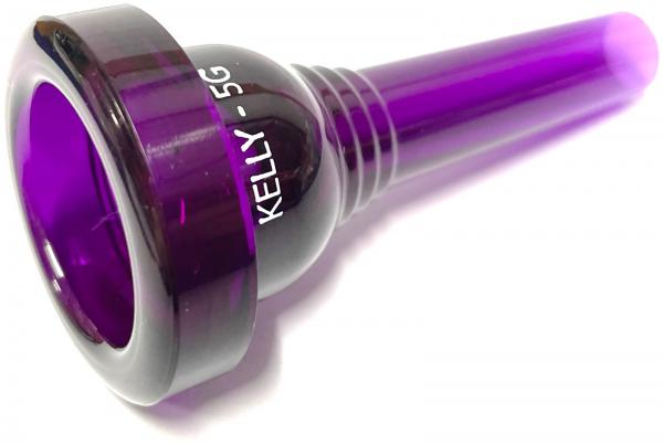 KELLY ( ケリー ) 5G 太管 クリスタルパープル トロンボーン ユーフォニアム プラスチック 樹脂製 Large Shank mouthpiece Crystal Purple　北海道 沖縄 離島不可