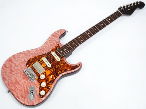 momose ( モモセ ) MC-1QM Custom / Quilted Maple Top / Thermo Maple Neck / Pink #13483