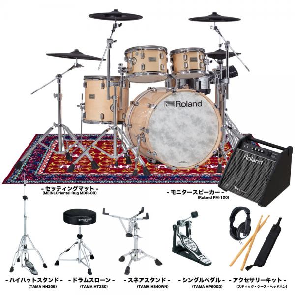 【66%OFF!】 Roland VAD706-GN V-Drums Acoustic Design グロスナチュラル(池袋店)