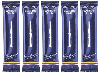 vandoren バンドーレン 箱なし バラ 5枚 B♭ クラリネット 3番 リード トラディショナル soprano clarinet traditional reed 3.0 CR103をバラしたもの　北海道 沖縄 離島不可