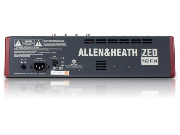 新着 ALLEN&HEATH ( アレンアンドヒース ) ZED-12FX ◇ エフェクト内蔵