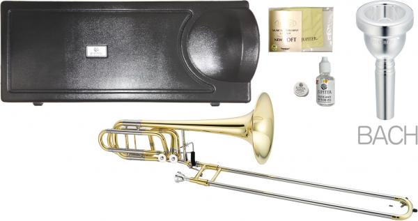 JUPITER  ジュピター JTB1180 バストロンボーン 太管 トロンボーン ラッカー 本体 管楽器 Tenor Bass Trombones Large BACH マウスピース セット　北海道 沖縄 離島不可