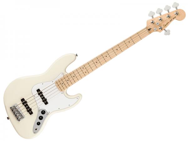 SQUIER ( スクワイヤー ) Affinity Jazz Bass V Olympic White / MN 5 