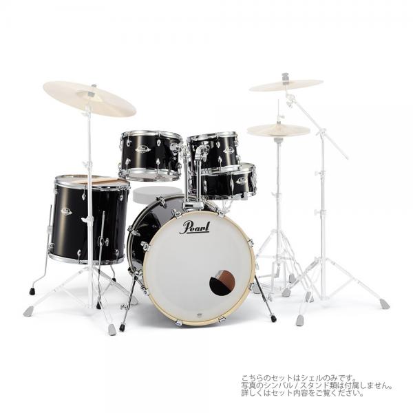 Pearl ( パール ) EXPORT EXX725SP/C #31 ジェットブラック【 ドラムセット スタンダードサイズ シェルパック 】