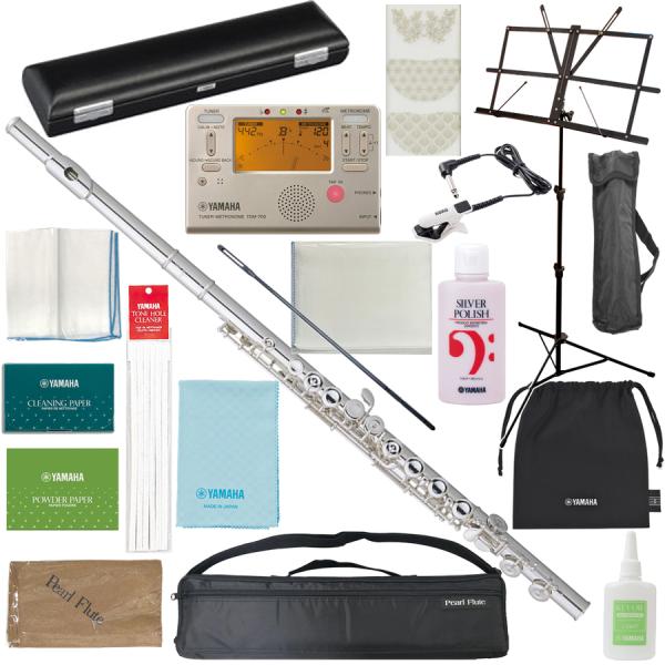 Pearl Flute パールフルート PF-505E フルート Eメカニズム 銀メッキ Quantz PF505E セットN　以下は対応不可 北海道 沖縄 離島 代引き