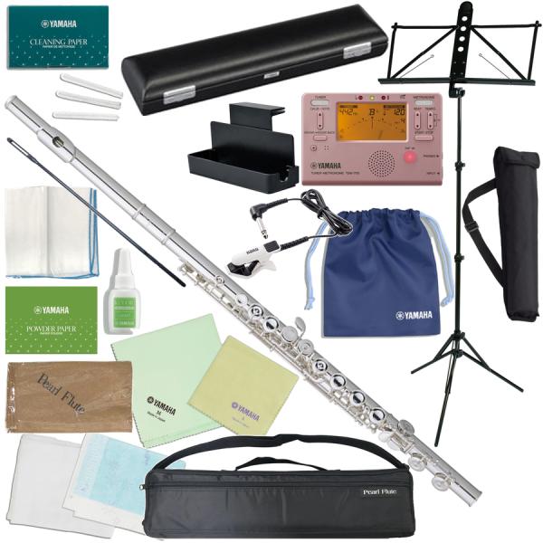 Pearl Flute パールフルート PF-505E フルート プレスト Eメカニズム 銀メッキ Presto PF505E flute セット P　北海道 沖縄 離島 不可