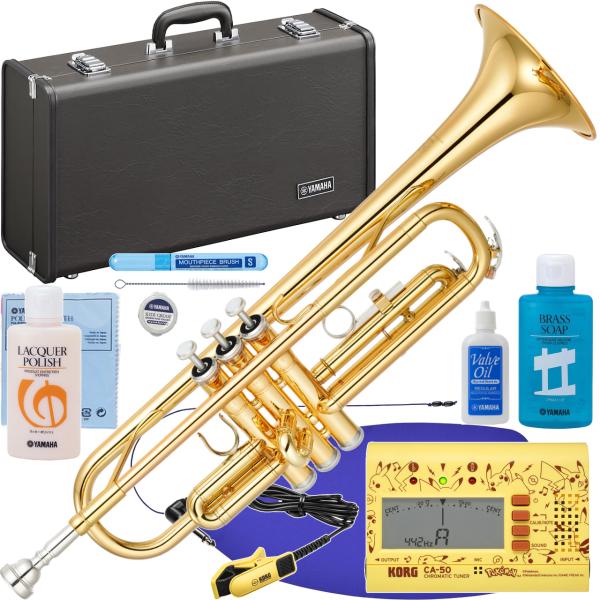 YAMAHA ( ヤマハ ) YTR-2330 トランペット ラッカー ゴールド 管楽器 B♭Trumpets gold セット W　北海道 沖縄 離島不可