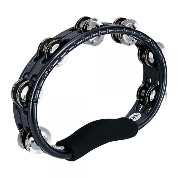 Meinl マイネル タンバリン Traditional ABS Tambourine Steel Jingles Black TMT1BK