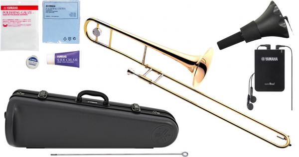 YAMAHA ( ヤマハ ) YSL-455G テナートロンボーン ゴールドブラスベル B♭ デュアルボア トロンボーン 管楽器 Tenor Trombones SB5X セット C　北海道 沖縄 離島不可