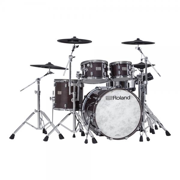 Roland ( ローランド ) VAD706GE-S グロスエボニー  V-Drums Acoustic Design  ( VAD706GN + KD-222 + DTS-30S )【 電子ドラム エレドラ 】
