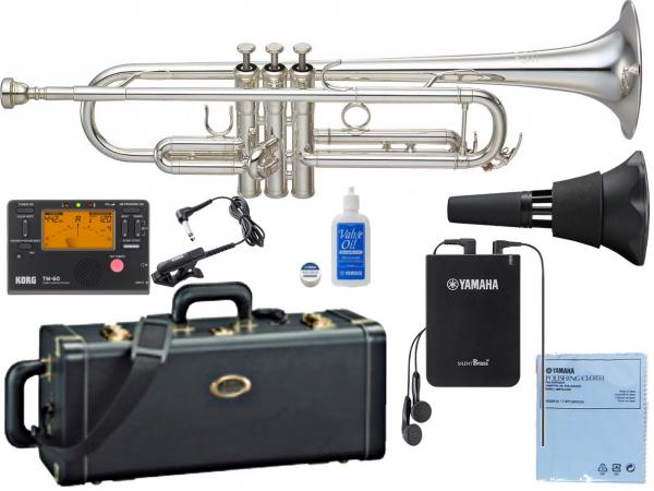 YAMAHA ヤマハ YTR-850GS トランペット 銀メッキ ゴールドブラス 正規品 カスタム 管楽器 B♭ Trumpets custom シルバーメッキ SB7X セット A　北海道 沖縄 離島不可