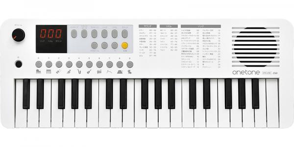 ONETONE ワントーン OTK-37M/WH ホワイト 37鍵盤 ミニキーボード ONETONE ワントーン OTK-37M/WH ホワイト 37鍵盤 ミニキーボード