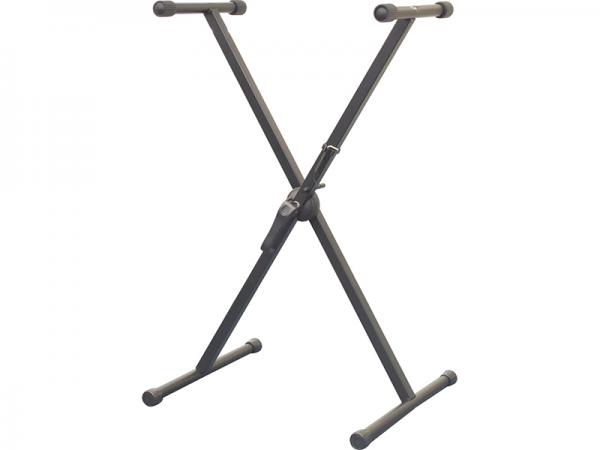 KC(ケーシー) KYBS-S/BK ・ シングルレッグ X型キーボードスタンド