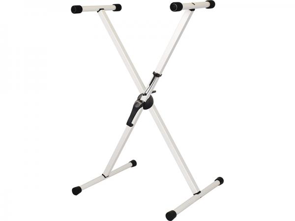 KC(ケーシー) KYBS-S/WH ・ シングルレッグ X型キーボードスタンド