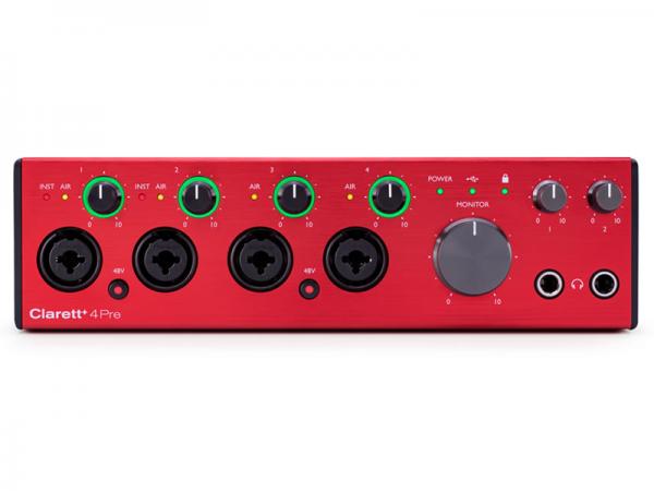 Focusrite Clarett+ 4 Pre USB オーディオインターフェース