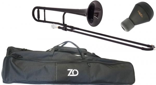 ZO ゼットオー トロンボーン TTB-05 ブラック アウトレット プラスチック 細管 テナー 管楽器  tenor trombone black ミュート セット C　北海道 沖縄 離島不可