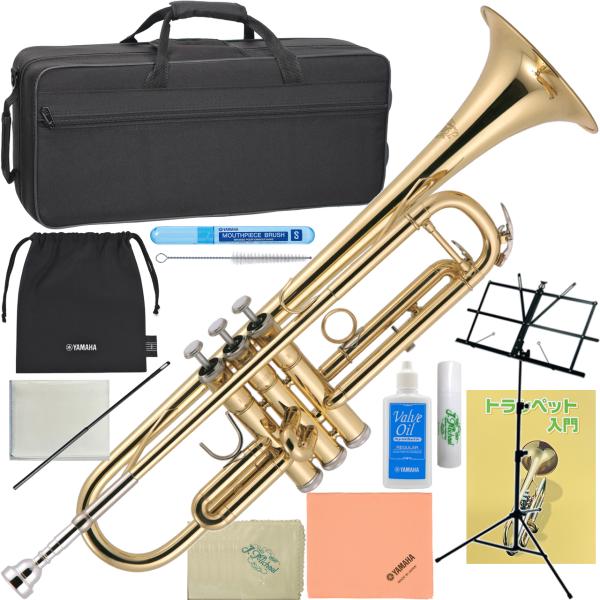 J Michael Jマイケル 3年保証 TR-200 トランペット ラッカー ゴールド B♭ Trumpet セットI　北海道 沖縄 離島不可 代引不可 同梱不可