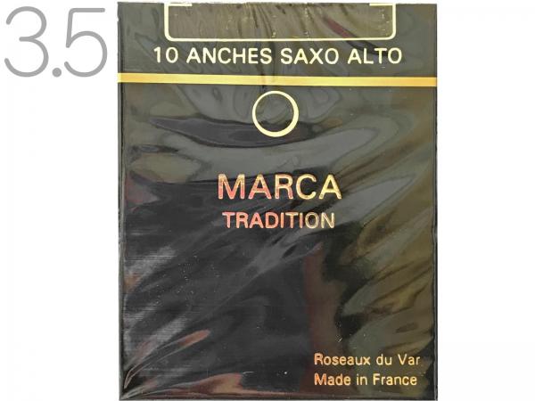 MARCA マーカ トラディション アルトサックス 3.5 リード 10枚入り 1箱 alto saxophone TRADITON フランス製 3-1/2 3半  旧パケ 　北海道 沖縄 離島不可