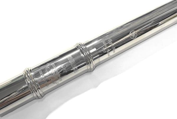 ヤマハ　フルート　YFL-385Ⅱ　リングキィ インライン H足部管　頭部管銀製 ヤマハ フルート YFL-385Ⅱ リングキィ インライン H足部管 頭部