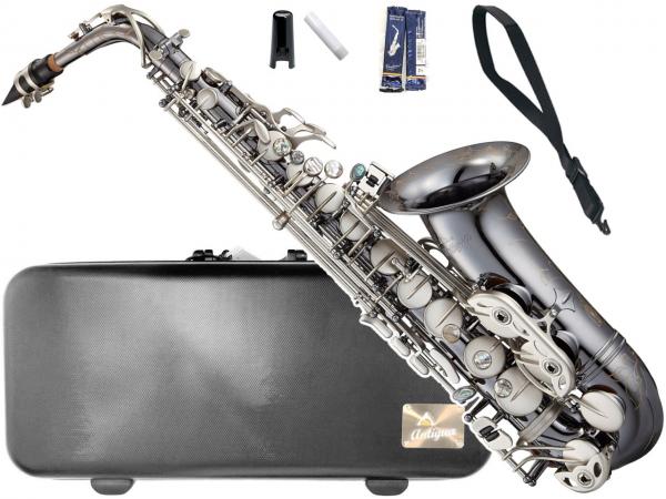 Antigua  アンティグア AS4248 パワーベル BC アルトサックス ブラックニッケル alto saxophone powerbell Black nickel body and classic nickel keys　北海道 沖縄 離島不可