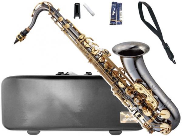 Antigua  ( アンティグア ) TS4248 パワーベル BG テナーサックス ブラック ゴールド Tenor saxophone powerbell Black nickel body gold finish keys　北海道 沖縄 離島不可