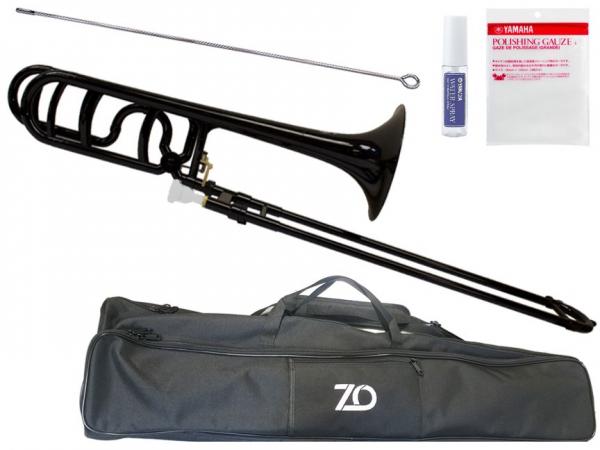 ZO ( ゼットオー ) トロンボーン 太管 TB-05 ブラック アウトレット プラスチック テナーバストロンボーン tenor bass trombone 黒色 セット B　北海道 沖縄 離島不可