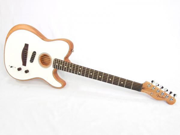 Fender フェンダー Acoustasonic Player Telecaster Arctic White アコースタソニックプレイヤー テレキャスター エレアコ 