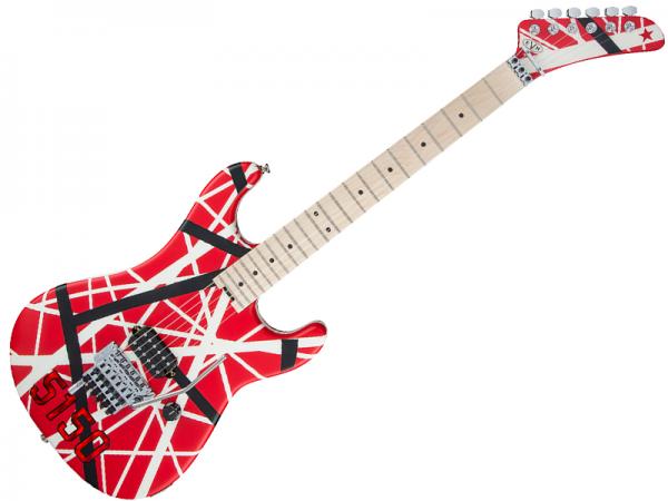 EVH ( イーブイエイチ ) Striped Series 5150 Red with Black and White Stripes  エディ・ヴァンヘイレン 5150 エレキギター 